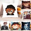 Милый Человек-паук Bungo Stray Dogs Аниме Чехол Плюшевая Ткань Мягкая Наволочка Двусторонний Принт Чехол для Подушки Домашние Подарки