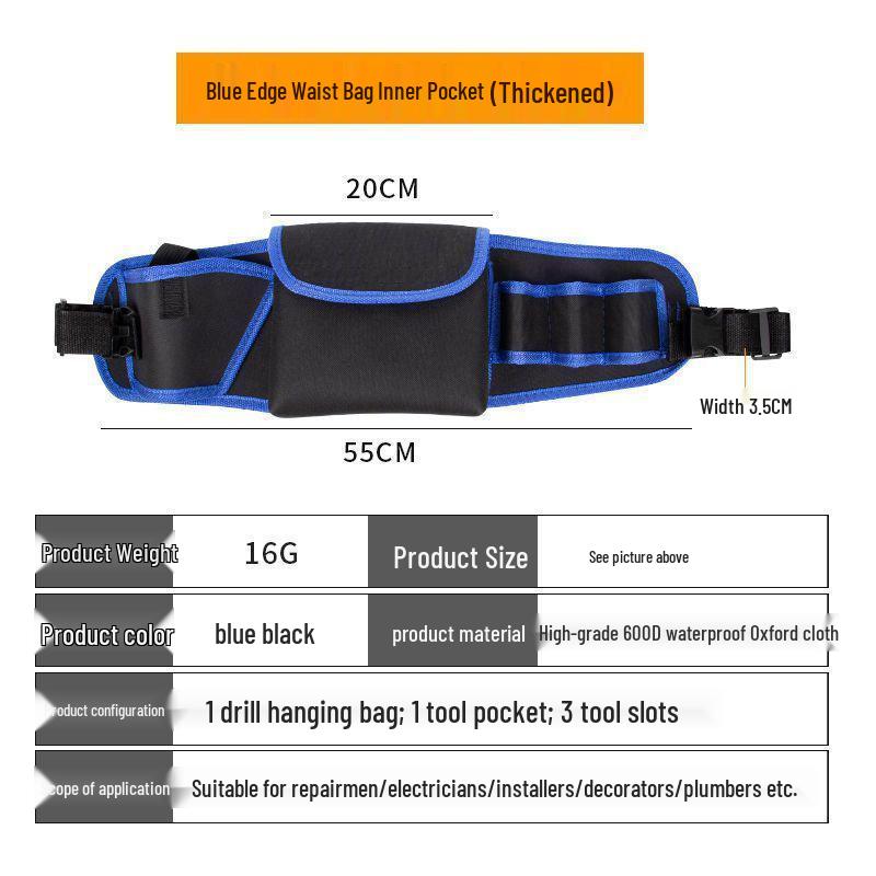 Прочная Маленькая Многофункциональная Сумка для Инструментов Электрика для Хранения Мужской Фурнитуры