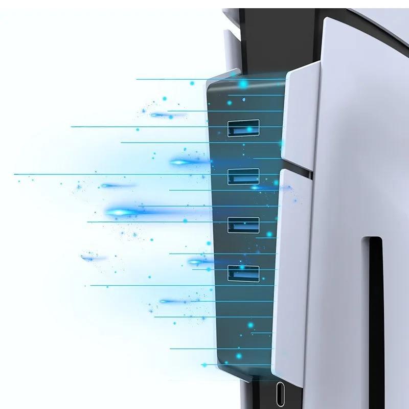 Для аксессуаров Ps5 USB-разветвитель Хаб-расширитель 4-в-1 Адаптер для PlayStation 5 Slim USB-игровые аксессуары Конвертер Удлинитель