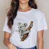 Women Cartoon Kawaii Animal Koala Print Women Tshirt Harajuku Ropa Mujer Graphic Plus Size TShirt Casual Streetwear  Tees