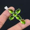 Peridot Gemstone Pendant Solid 925 Sterling Silver Pendant Jewelry Gift For Unisex LG-085