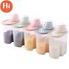 Hi 4pcs Food Sealed Jar With Lid Household Kitchen Storage Cans For Dried Fruit Snacks 1.9/2.5L