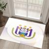 Anderlecht FC Design Crystal Velvet Carpet Cozy Non?Slip Printed Rug For Bedroom Living Room Entrance