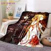 Одеяло Asuna Sword Art Online, одеяло для дивана-кровати, супер мягкое теплое одеяло, флисовое одеяло