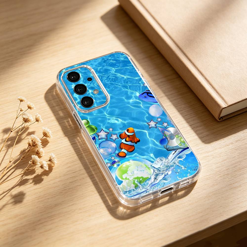 ART Frutiger A-Aero Aqua N-Nostalgia Чехол для телефона для Samsung S25,24,21,22,23,30,Ultra,20,Plus,Fe,Lite,Note Прозрачная крышка