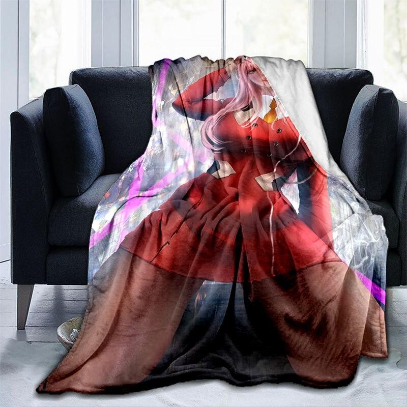 Hot Body Anime Sexy Girl Modern Blanket Flannel Soft Plush Sofa Bed Throwing Cartoon Blankets for Beds Gifts Dropshipping