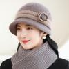 Women's Cozy Knitted Winter Beanie Hat, Korean Style Thick Warm Knit Cap, Adjustable Closure, Lightweight, Fits Well