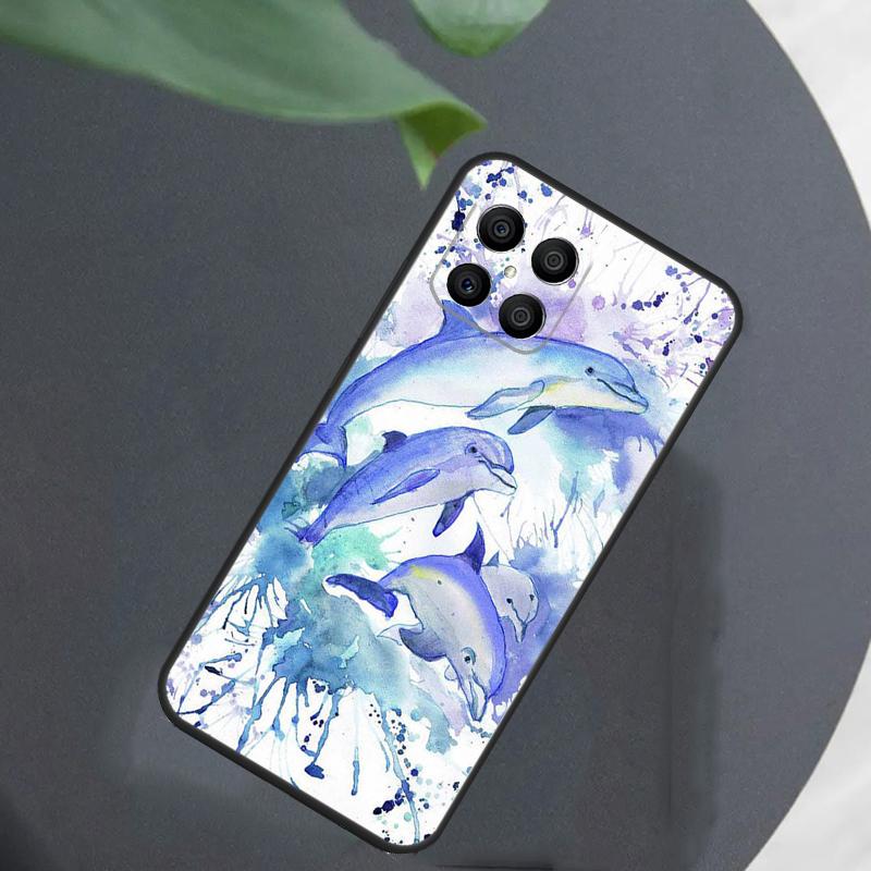 Чехол Ocean Dolphin Для Honor Magic 7 Lite 6 5 8 Pro Для Honor 200 400 70 90 X8c X8b X9a X9b X9c X9d Win RT