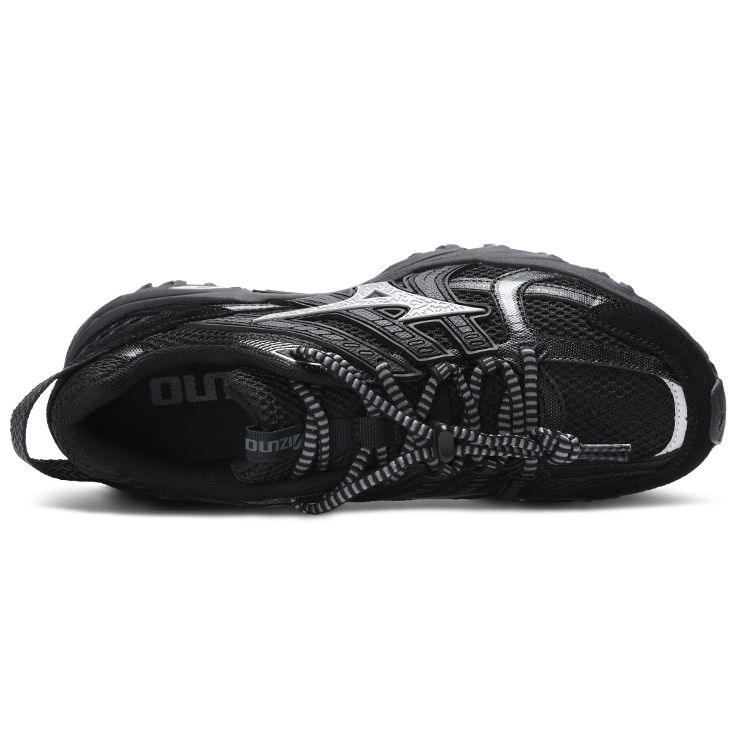 Mizuno Фиджи Тл Замша Синтетическая кожа Ретро Уличная Амортизация Низкий верх Повседневная обувь для образа жизни Унисекс Повседневная обувь Черный D1GH240901