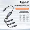 Разветвитель USB C для данных и зарядки с технологией OTG для клавиатур, мышей, камер и других устройств