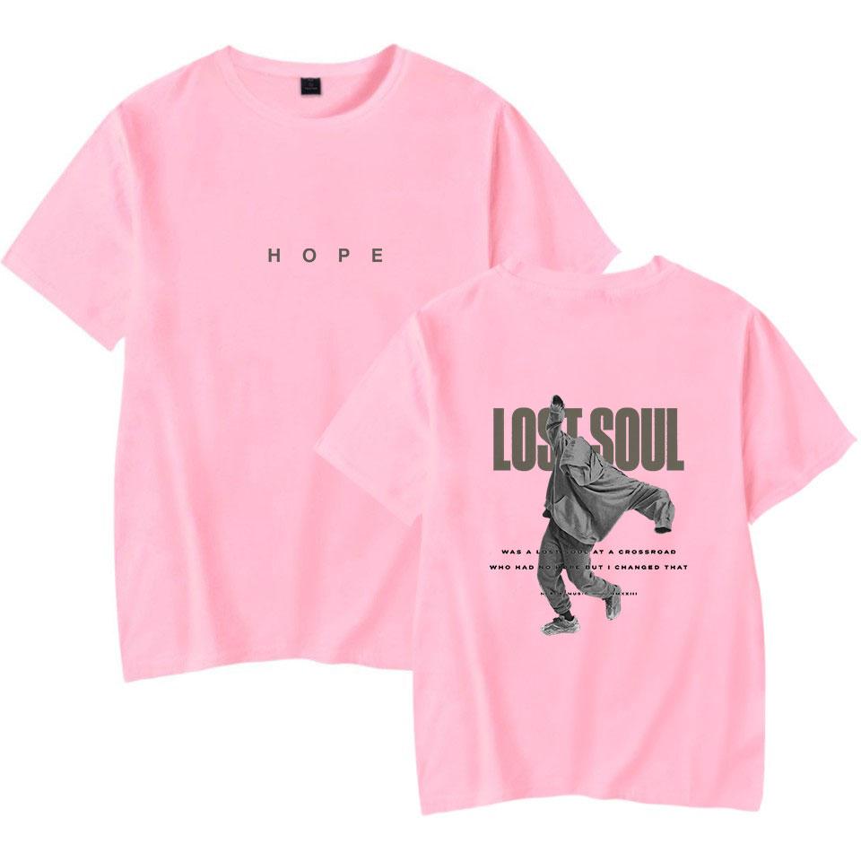 Футболка NF HOPE Lost Soul Tee с принтом рэпера Унисекс Модная Повседневная Футболка с коротким рукавом Хип-Хоп Мерч