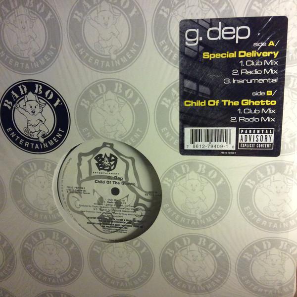 12-дюймовая пластинка GDEP Special Delivery Child Of The Ghe 78612794091 Bad Boy Enterta 2001 US Rap HipHopRB Б/у