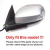 For Volvo XC70 2008-2012 XC90 2007-2014 Car Replacement Rearview Side Mirror Cover Wing Cap Exterior Case Trim Accessories Parts
