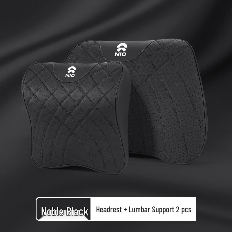 Аксессуары для интерьера для NIO ES6, EC6, E5, TES8 2023-2025: включает подголовник, поясничную поддержку и подушку для шеи.