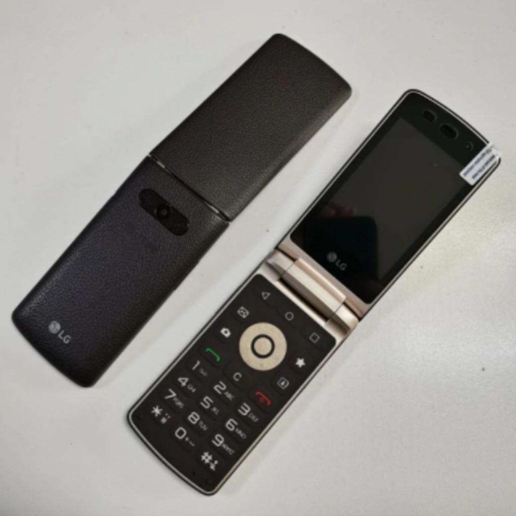 Восстановленный LG Wine Smart H410 Оригинальный Большая Клавиатура 4G Раскладушка Сенсорный Экран Разблокированный Android Смартфон