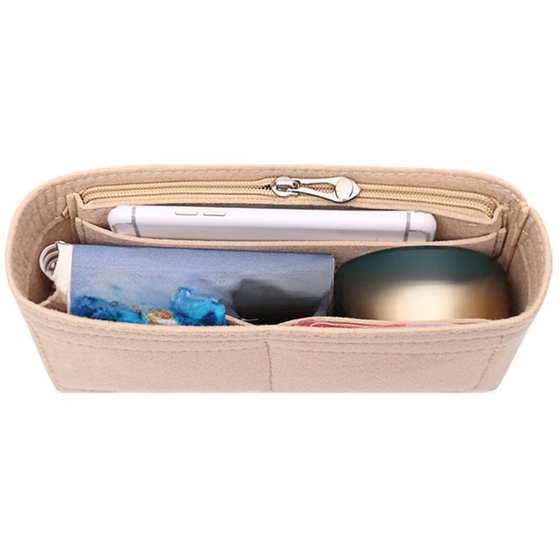 Cross-Border Felt Travel Cosmetic Organizer and Storage Liner Tote