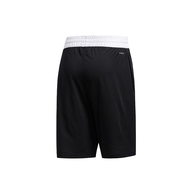 adidas Баскетбольные Шорты Мужские Черные Умеренные Прямого Кроя Штаны DX6656