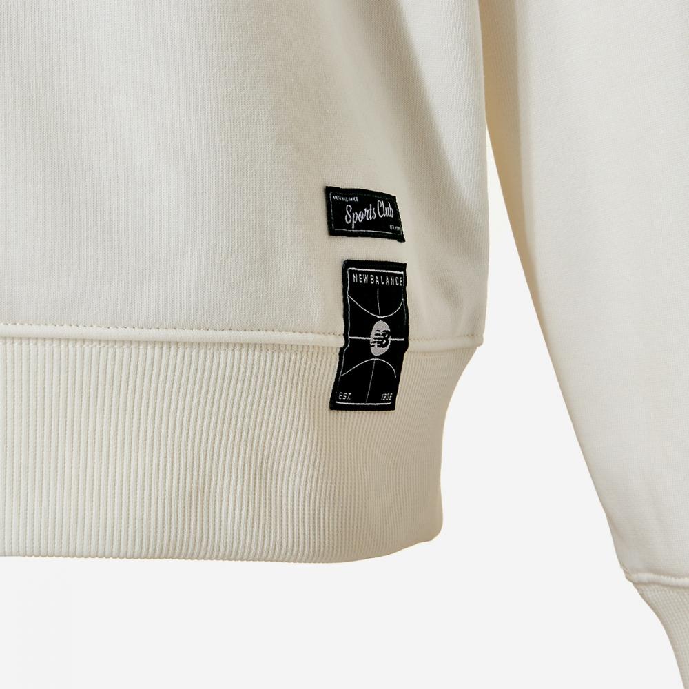 New Balance Uni Sports Club Half Zip Nbnceb1213   64  Cream