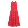 Snidel [Excellent Condition] SWFO234058 Back Ribbon Lace Sleeveless Long Dress/ Dress 0 RedUsed