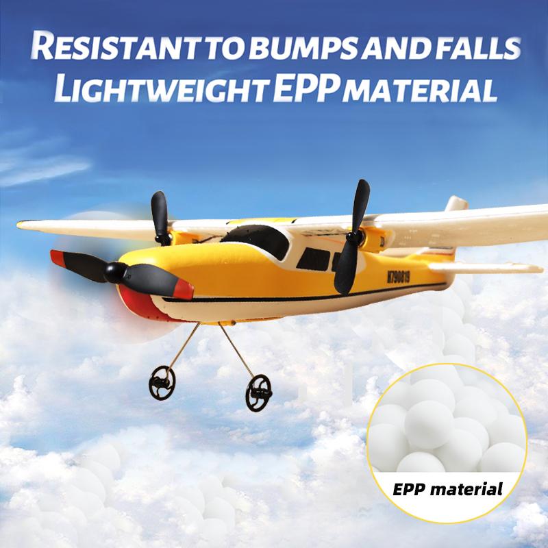 FX801 RC Airplane 2.4G Remote Control Glider with Gyro 2CH Fixed Wing Plane Outdoor Toys Drone CESSNA 182 Plane Toys for Kids