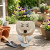 Cartoon Succulent Flowerpot Resin Plant Cultivation Pot Plant Growing Container  Succulent Planting