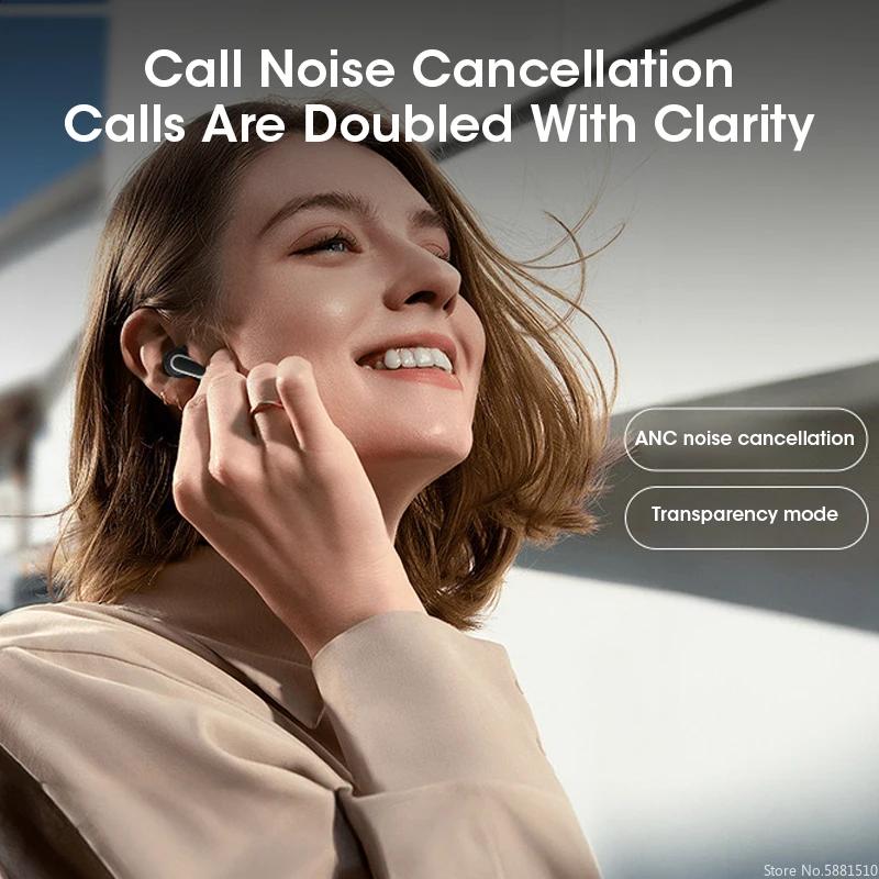 Niye 2025 LED Screen ANC Wireless Earphones TOUR PRO Color TWS Earbuds Touch Active Noise Cancelling Bluetooth Sports Headphones