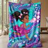 Fantasy Bubble Journey Theme blanket Lightweight Warm Flannel Blanket Decorative Throw Blanket for Home Decoration