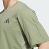 adidas Climacool SS25 Модная футболка с современным круглым вырезом, удобная, универсальная, с коротким рукавом, мужские топы KB5160