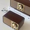 Мини-ретро Bluetooth-колонка с FM-радио - Портативный дизайн из дерева и пластика, Идеальный подарок на день рождения