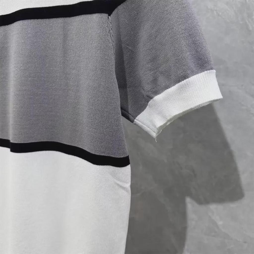 Мужская модная корейская рубашка-поло Slim Fit - Коллекция Лето 2024