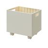 Book Storage Box with Dual Side Handles Stackable 50kg Load Bearing Multifunctional Use File
