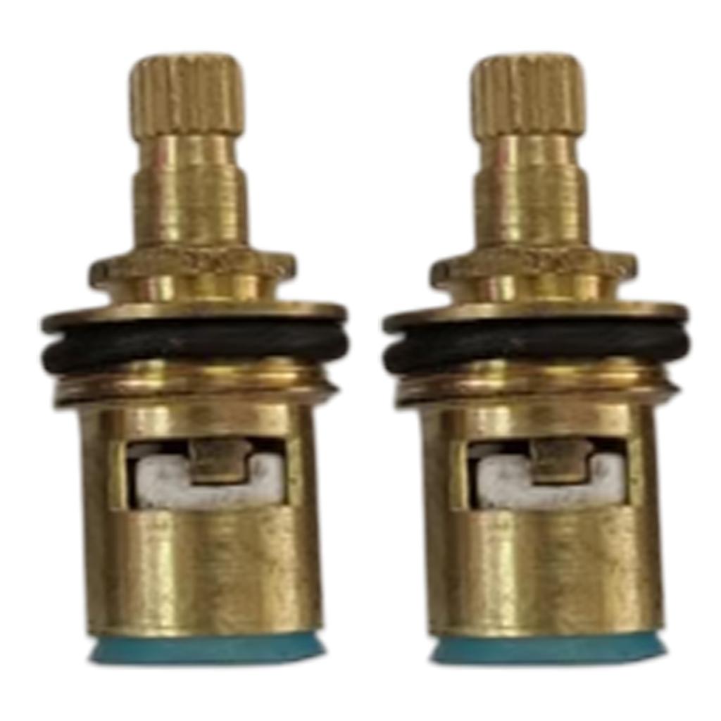 Tap Cartridge Replacement Gold Thickened Brass Mixer Valve Hot & Cold Faucet Valves Repair Tool for Universal Faucet Use
