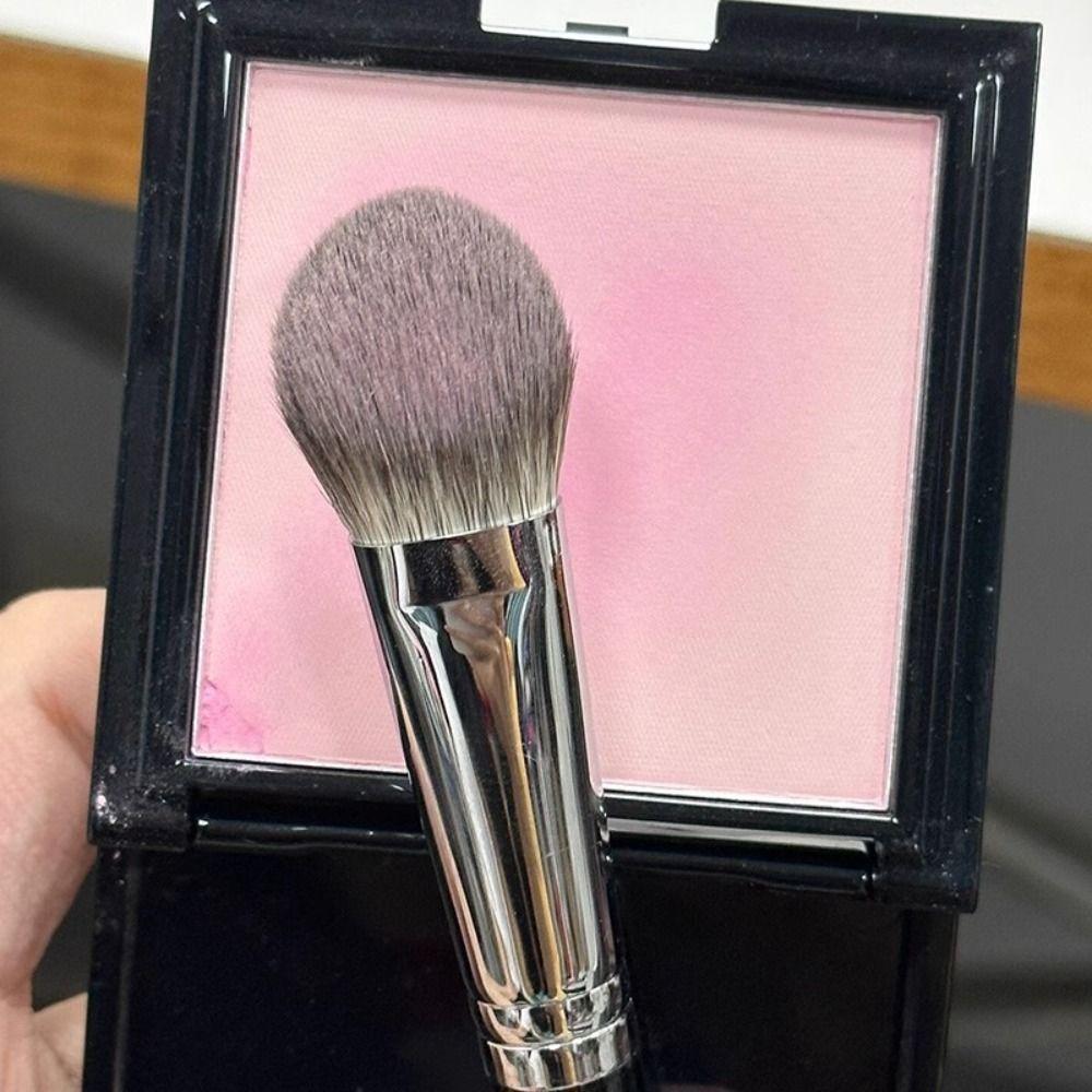Silky Peach Heart Blusher Brush 17CM Powder Blush Cream Brushes Portable Makeup Tools