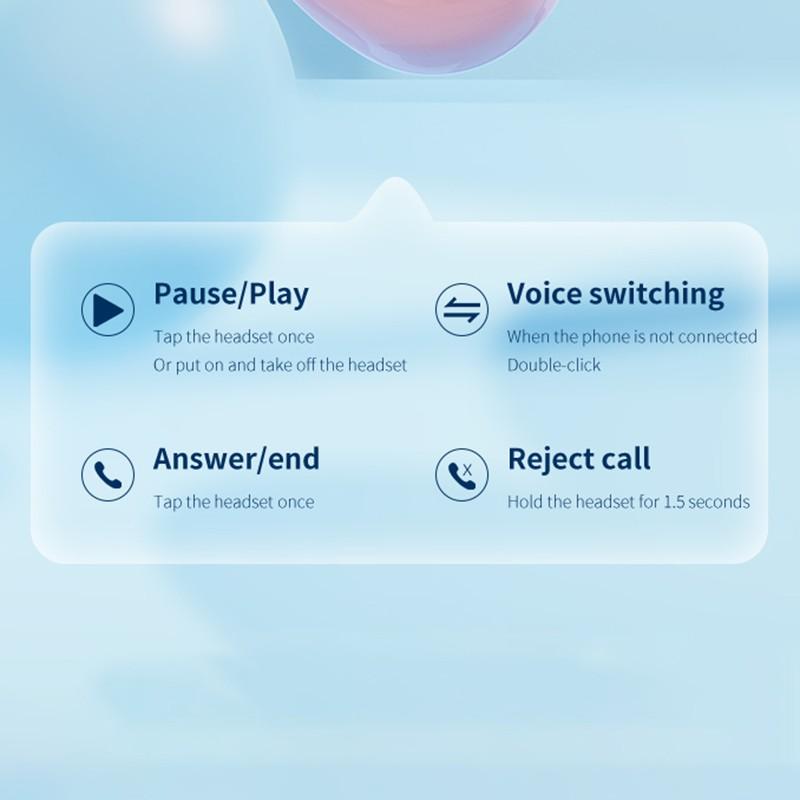 M16 Эргономичные невидимые наушники Беспроводная Bluetooth-гарнитура Светодиодный дисплей Наушники с шумоподавлением Наушники для сна