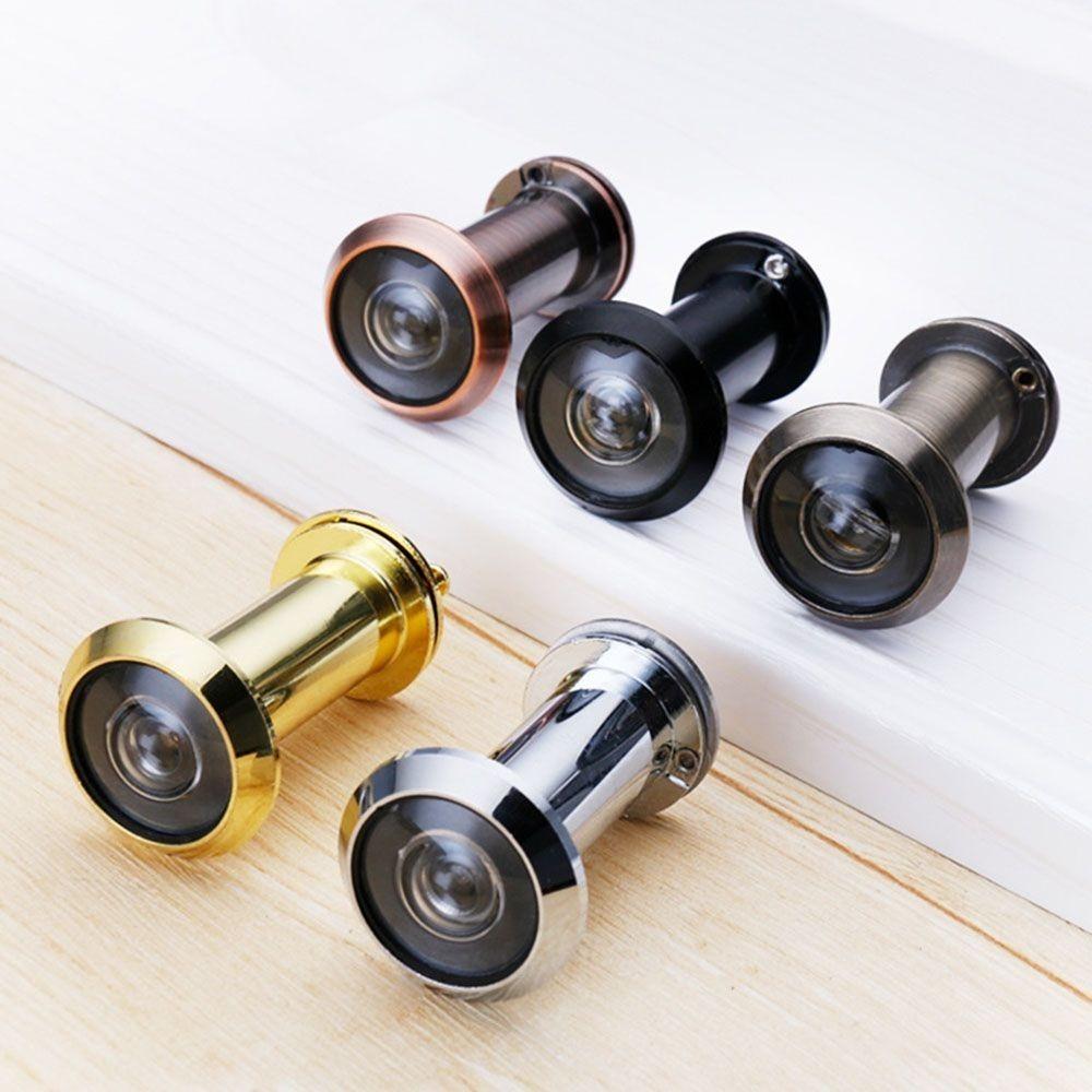Anti-theft Wide Angle Peephole Hotel HD Glass Lens Door Viewer Security Door Cat Eye Peek Peep Hole