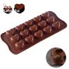 Силиконовая форма «Сердце любви», 15 форм для шоколада, помадка, кондитерская, форма для моноблока, украшение для режима торта, кухонные аксессуары для выпечки