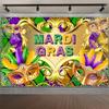 Carnival Mask Ball Theme Party Photography Background, Adult Birthday Party, Family Party Decoration Photography Backdrop Cloth