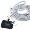 Karl Lagerfeld Klucnmsckig Universalcbdy Cord Pasek Szary/Grey