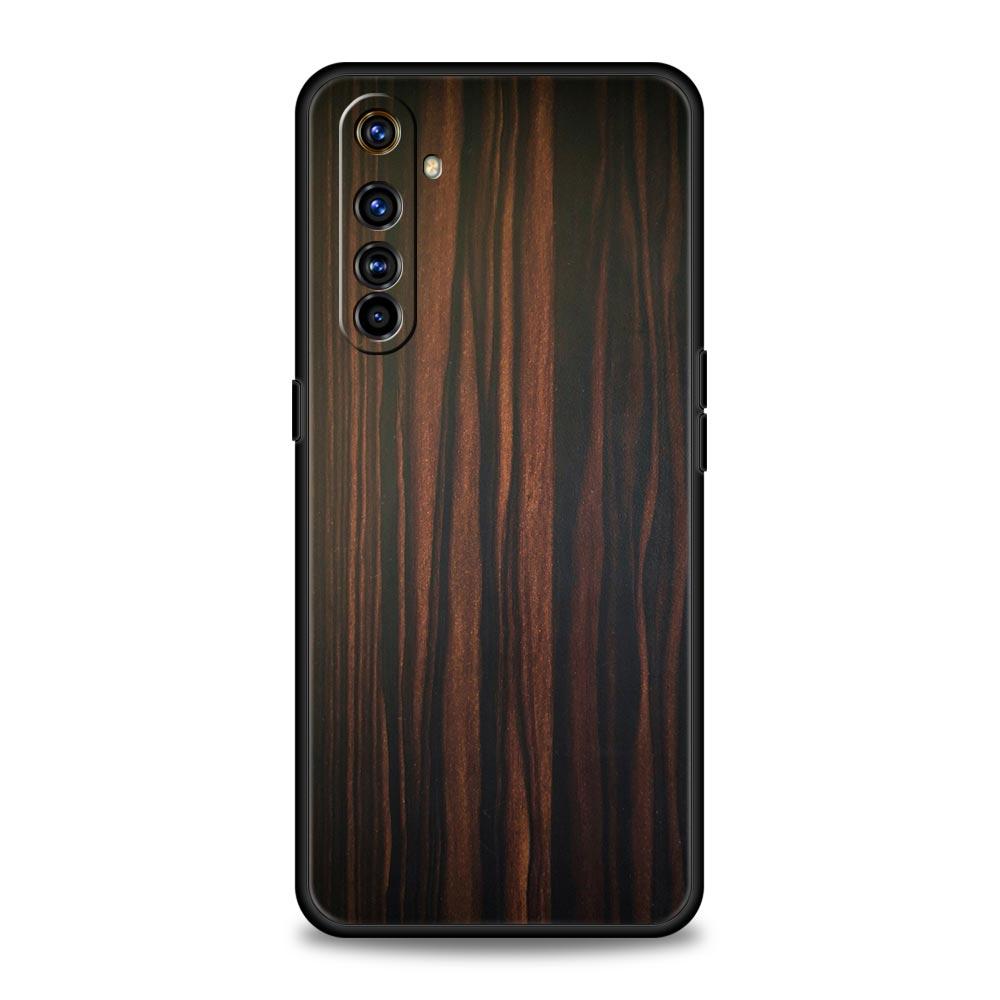 Чехол из дерева с текстурой под дерево класса люкс для Realme C67 C63 C55 C53 C35 C25 C21 GT 2 3 5 6 10 11 12 13 Pro 5G Мягкий ТПУ Чехол для телефона