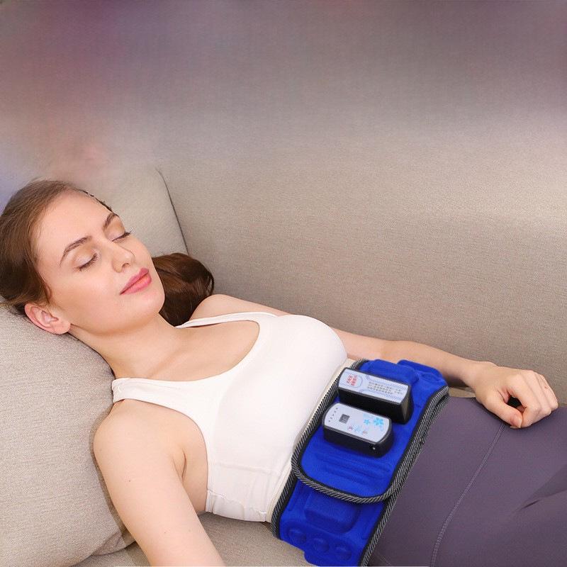 Double Slim X5 Интеллектуальный вибрационный нагревательный пояс для массажа живота