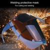 Welding Face Shield Ear Hanging Anti Glare Heat Resistant Professional Welder Safety Mask,Size S
