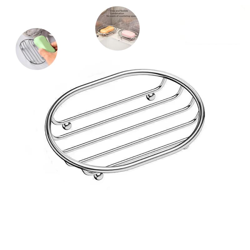 Stainless steel soap box, household bathroom drain soap box, drain rack, soap storage, bathroom shelf, laundry soap box