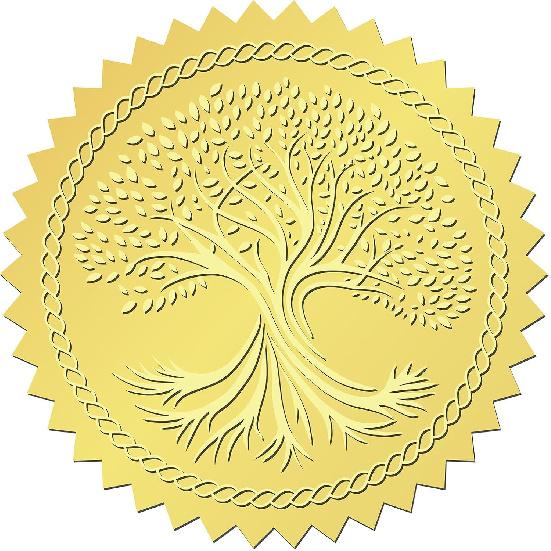 CRASPIRE 408Pcs Bee Gold Foil Embossed Stickers 2" Self Adhesive Envelopes Seals Sticker Bumblebee Labels for Wedding Invitation Graduation Corporate