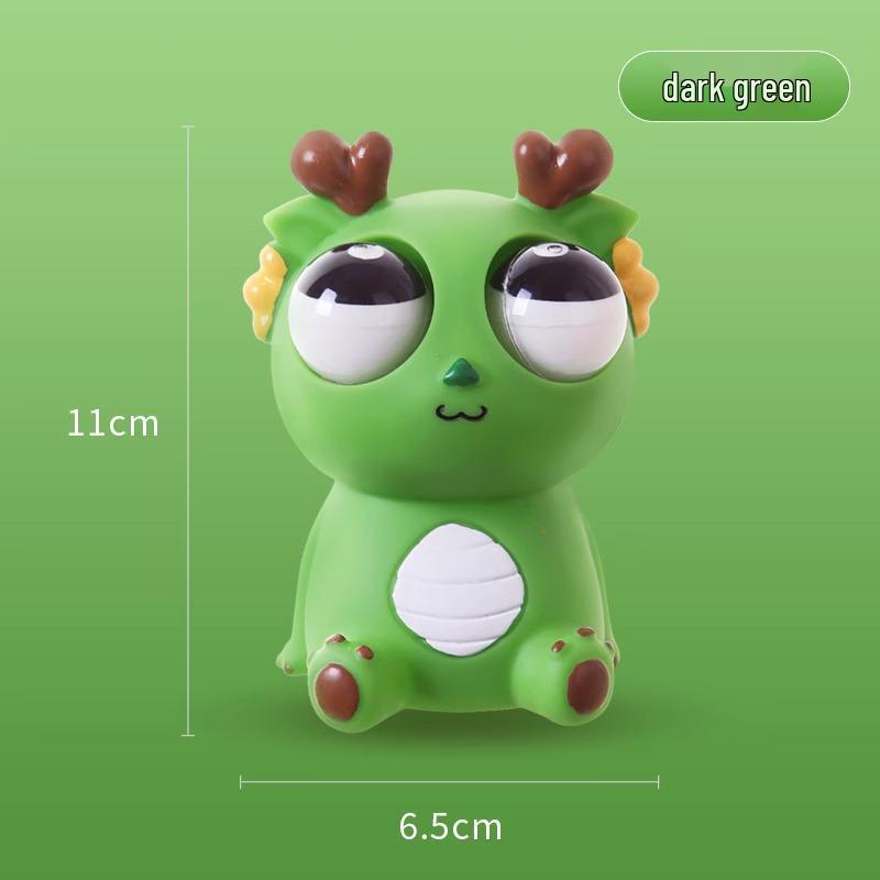 Игрушка-антистресс Dao Le Ge Pop-Eye Dragon - Снятие стресса, сжимайте и щипайте для креативных детских розыгрышей