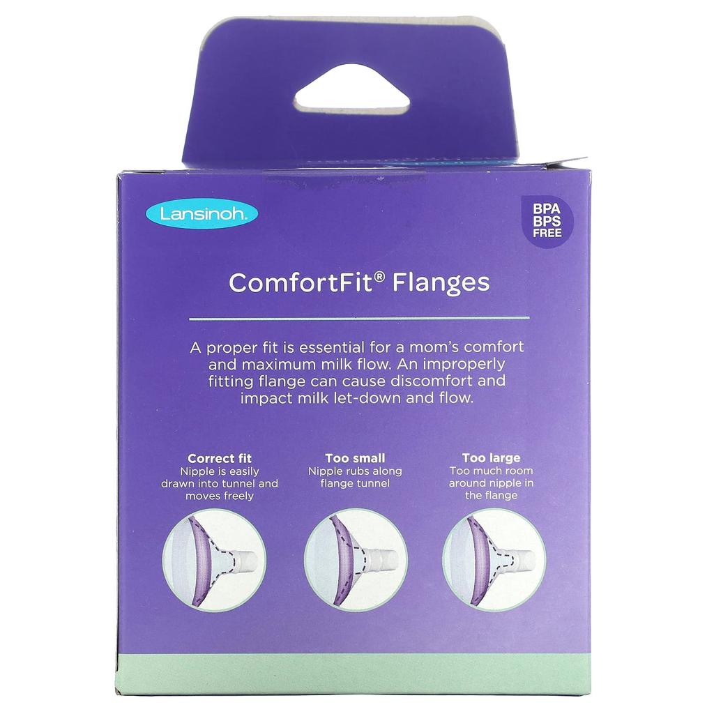 Lansinoh Фланец ComfortFit, 2 фланца по 21 мм каждый