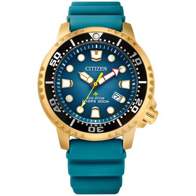 B0BXQ4H8BY Бирюзовый Золотой Promaster Dive