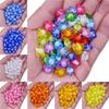 20Pcs Double Layer Five Petaled Plum Blossom Acrylic Bead DIy Hand Beaded Loose Beads Jewelry Accessories