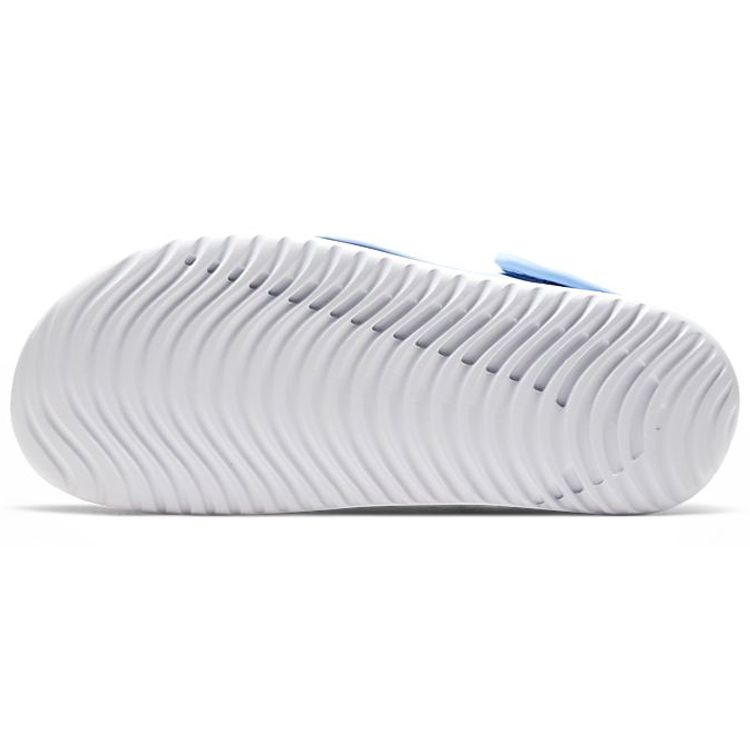 Nike Sunray Adjust 5 V2 Повседневные Удобные Нескользящие Детские Сандалии Детские Сандалии Белый Синий DB9562-402
