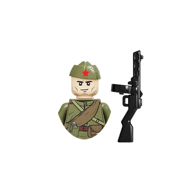 Корпус морской пехоты Армия Военные фигурки Оружие Строительные блоки Детские игрушки