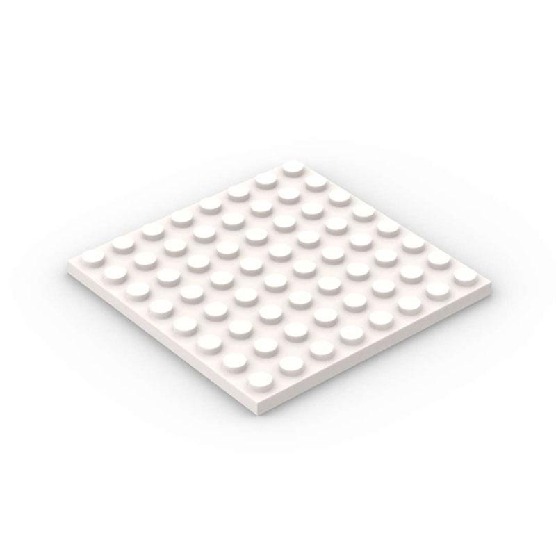 50 шт. Конструктор для поделок 8x8 точек 12 цветов Образовательные творческие игрушки для детей Размер Совместим с 41539 Тонкими фигурными кубиками